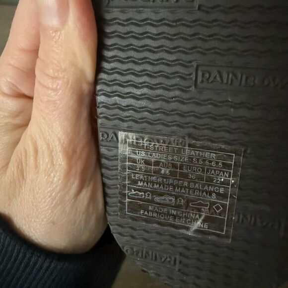 Rainbow T Street Braided Strap Sandal in Tan Leather Size S (5.5-6.5) - Picture 8 of 8